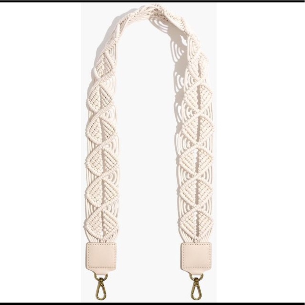 Madewell - shoulder strap, macrame edition